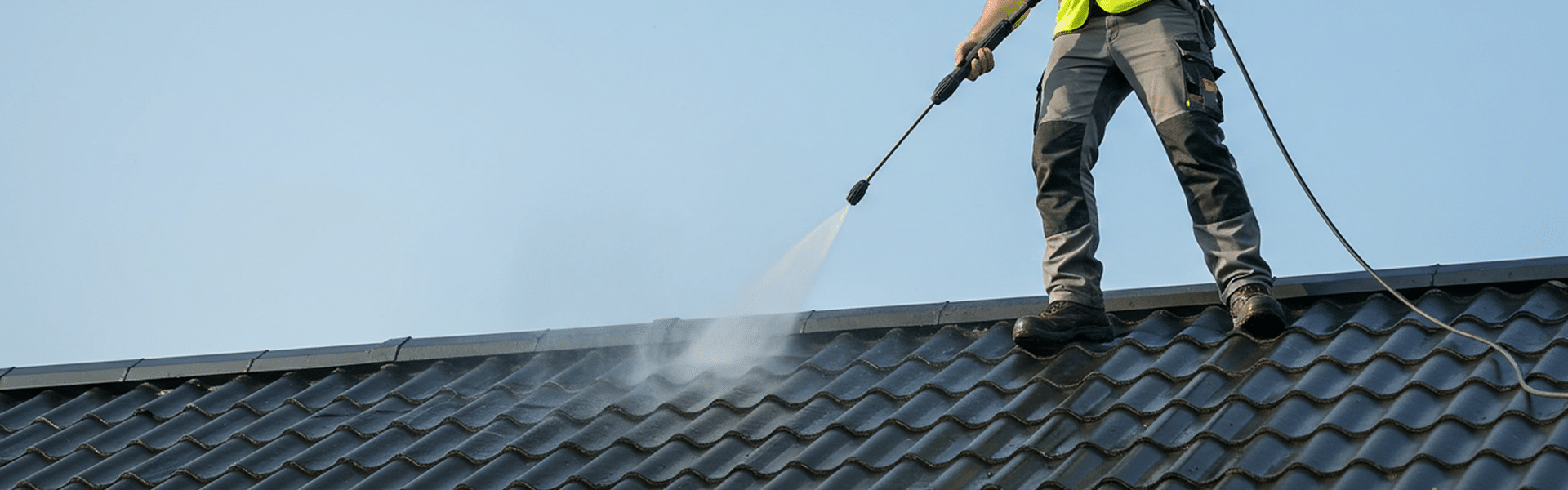 Démoussage toiture à Clisson